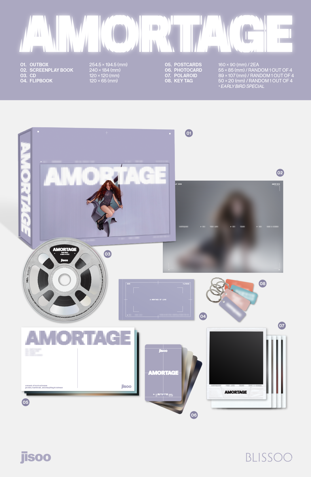 BLACKPINK JISOO - AMORTAGE (EXCLUSIVE EDITION)